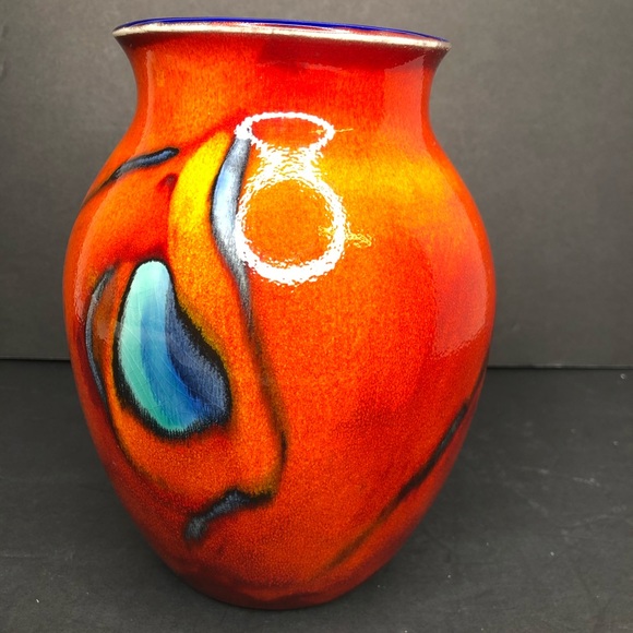 Unbranded Other - Poole Pottery England Delphis 8” Glazed Vase EUC